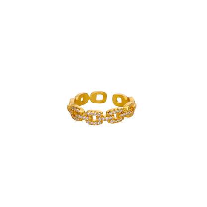 Acero Inoxidable - Anillo Cadena Brillante - LM®
