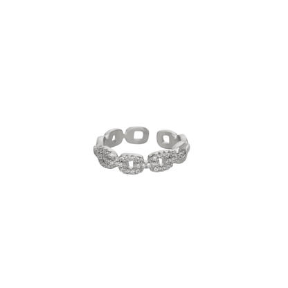 Acero Inoxidable - Anillo Cadena Brillante - LM®