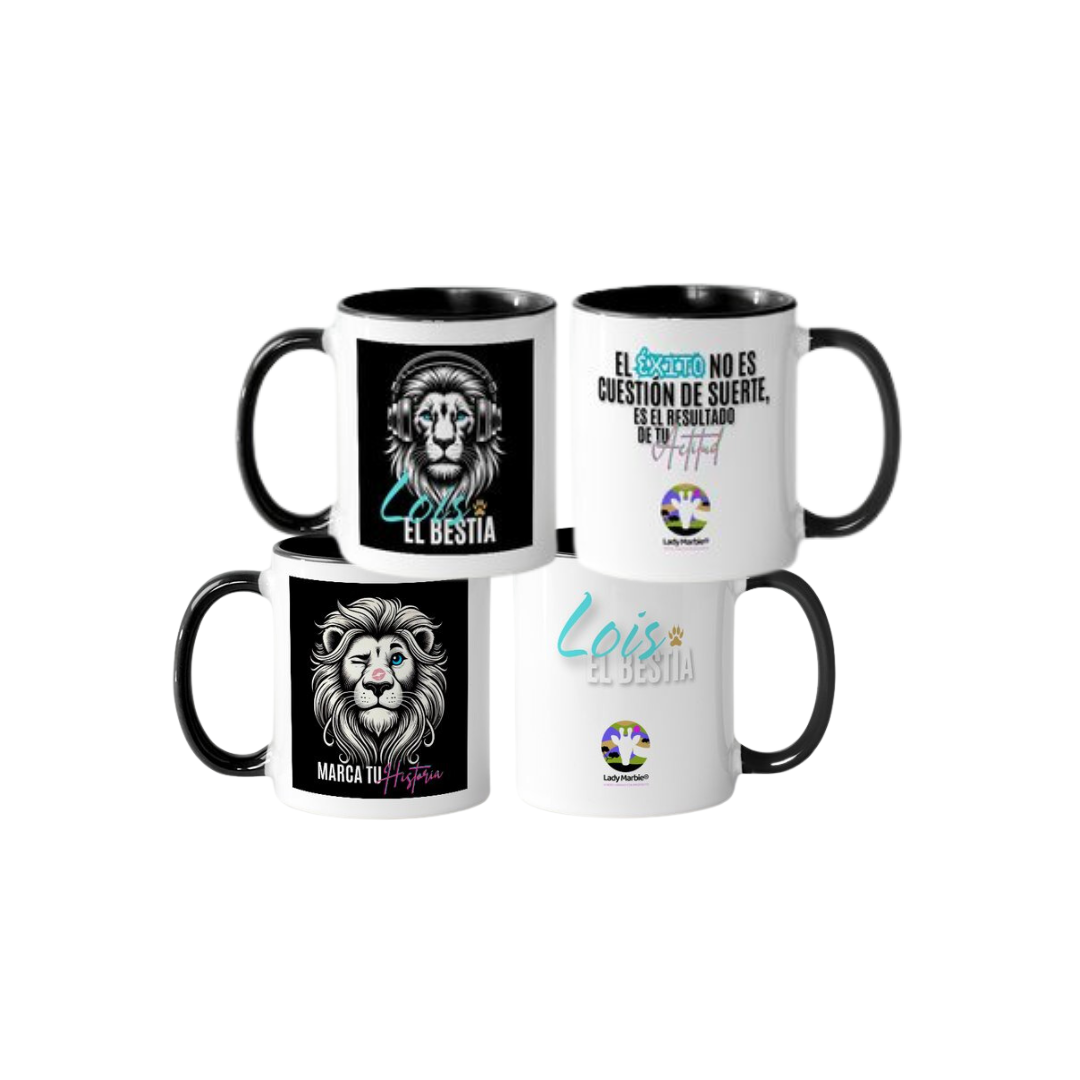 Pack de tazas de cerámica - Lois, El Bestia