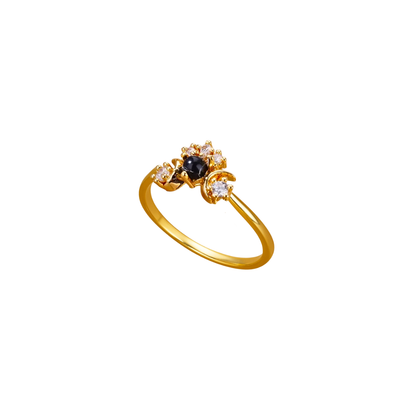 Oro 18K - Anillo “Luz del Cosmos” — Lady Marbie®