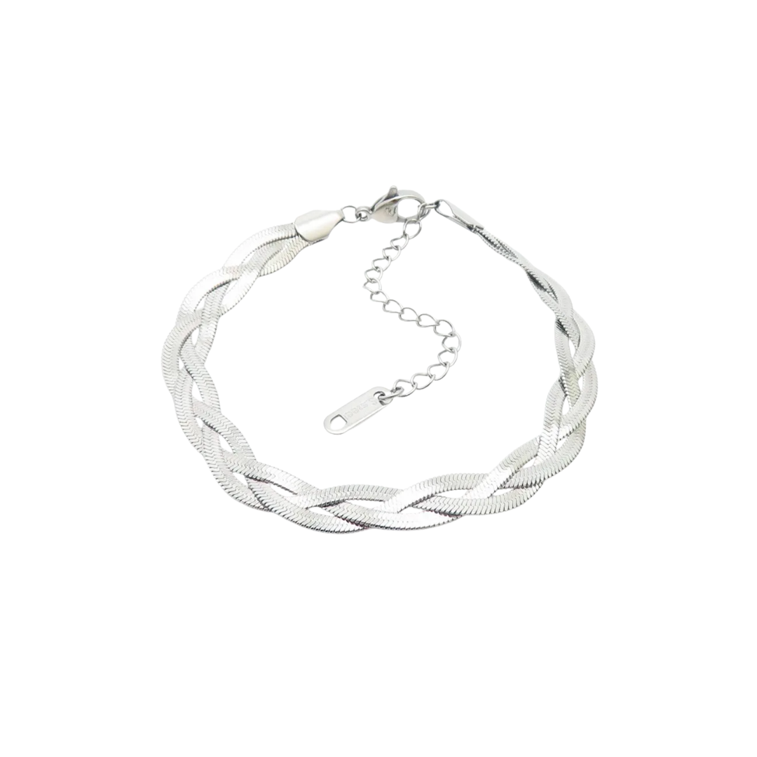 Oro 18K - Pulsera ”Braided Shine" - LM®