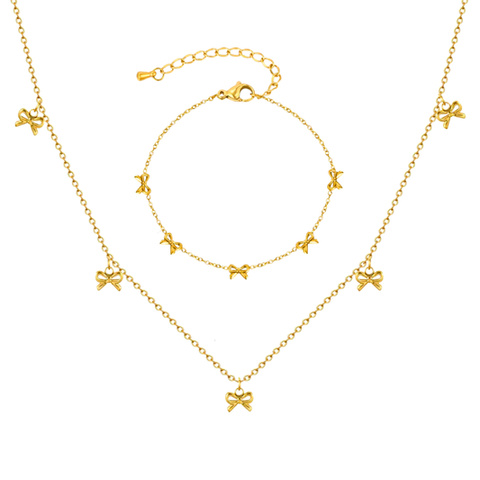 Oro 18K - Conjunto "Lazos Dorados" - LM®