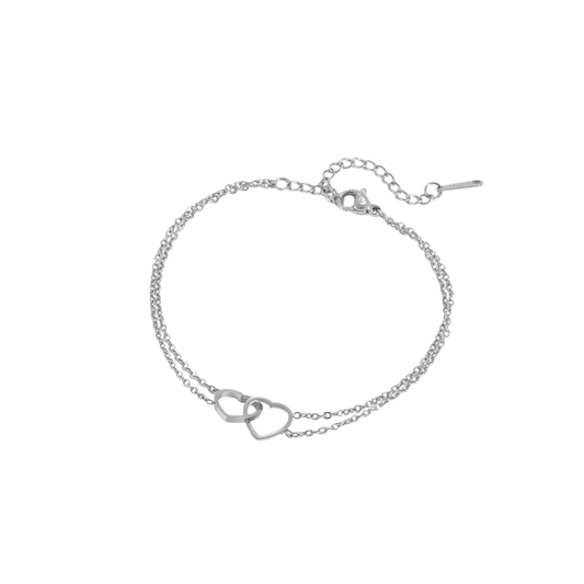 Oro 18K - Pulsera ”Double Heart" - LM®