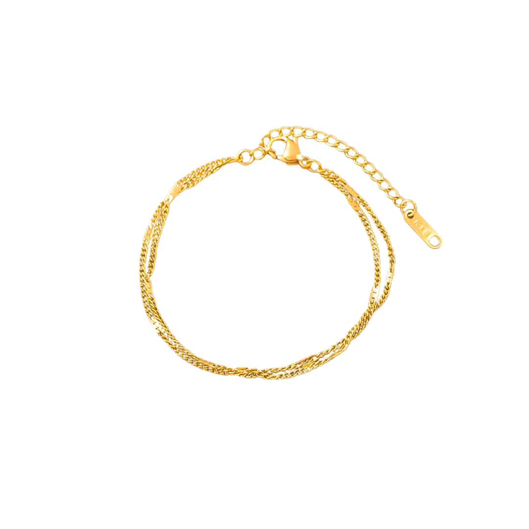 Oro 18K - Pulsera “Twin Glow” - LM®