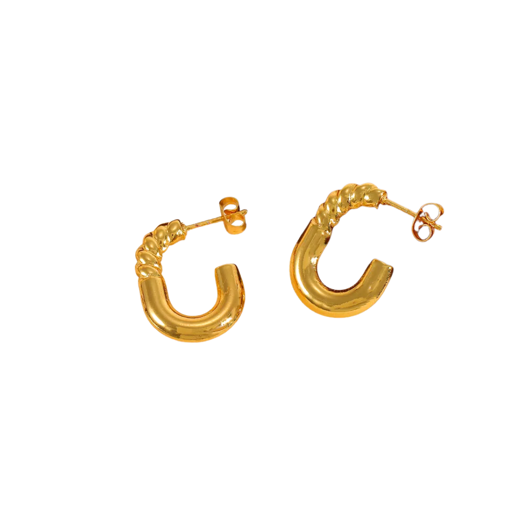 Oro 18K - Pendientes “Dual Shine” - LM®
