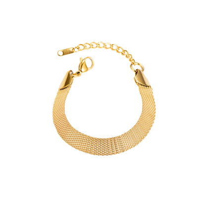 Oro 18K - Pulsera ”Golden Mesh" - LM®