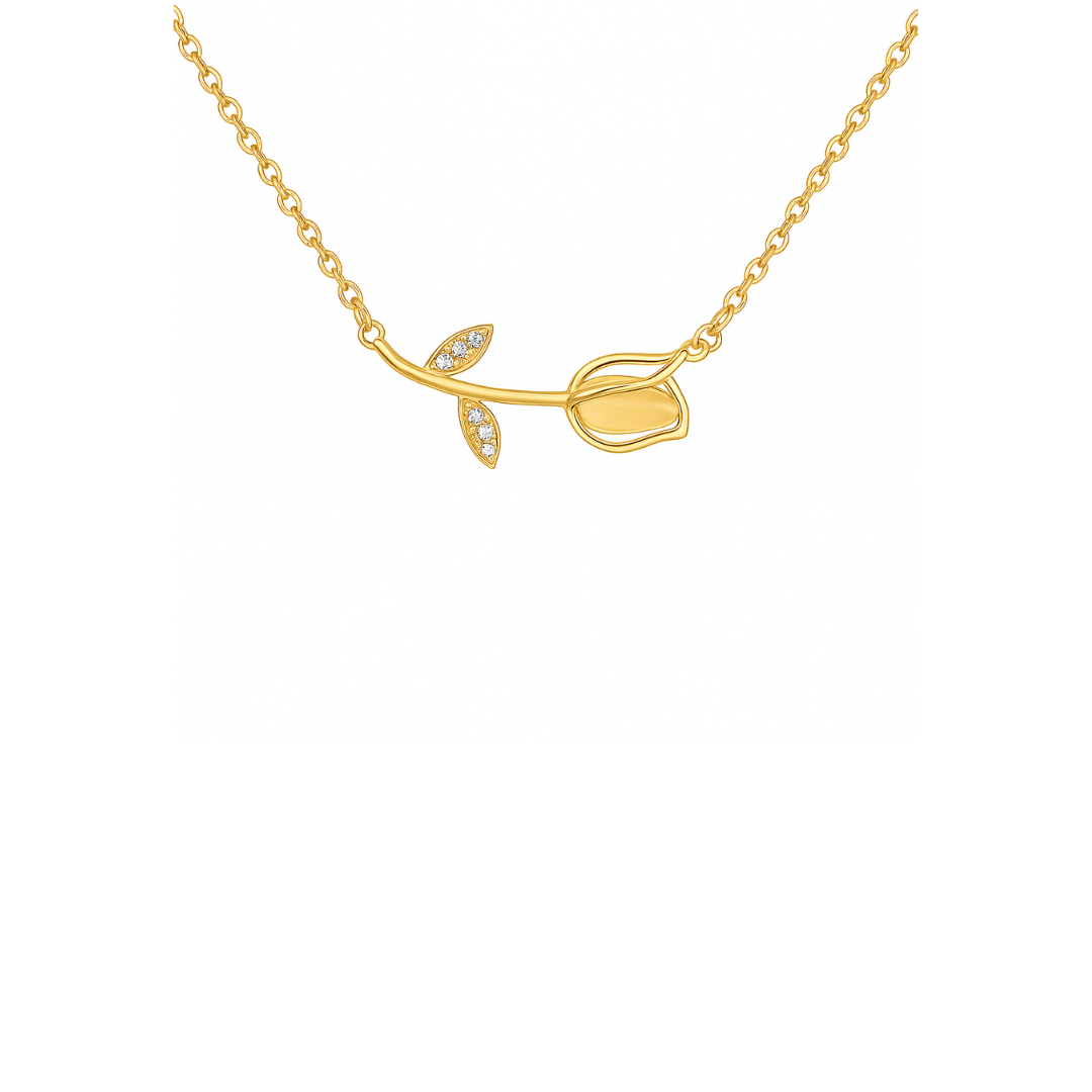 Oro 18K - Colgante “Eternal Rose” - LM®