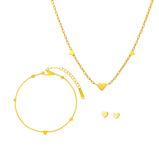 Oro 18K - Conjunto "Corazones del Alma" - LM®