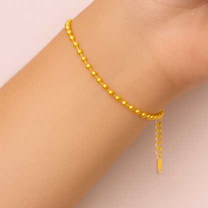 Oro 18K - Pulsera “Golden Beads” - LM®