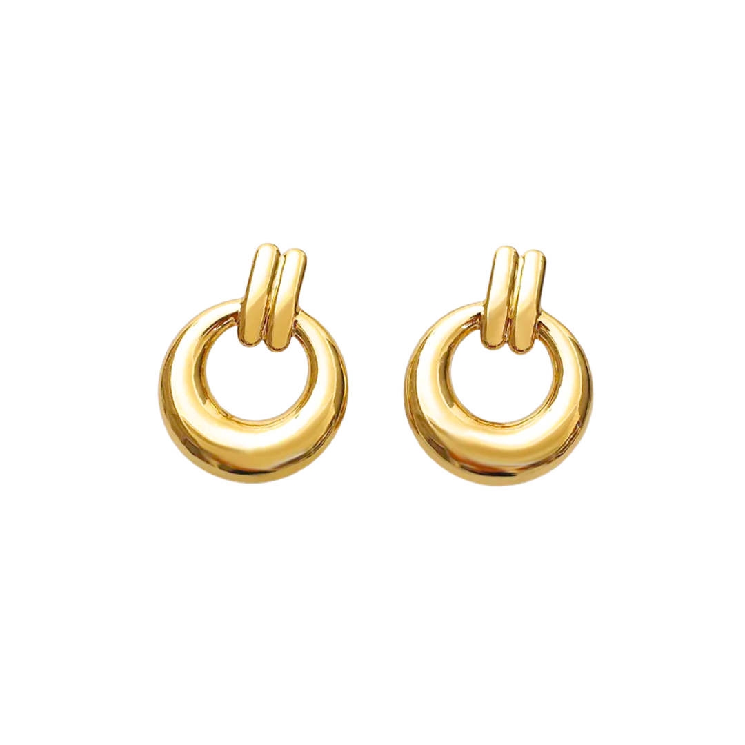 Acero Inoxidable - Pendientes “Golden Loop” - LM®