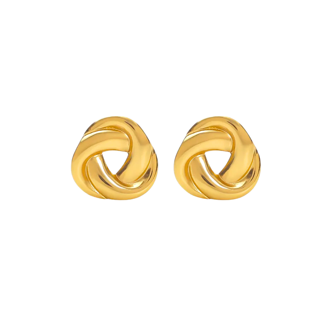 Acero Inoxidable - Pendientes “Golden Knot” - LM®