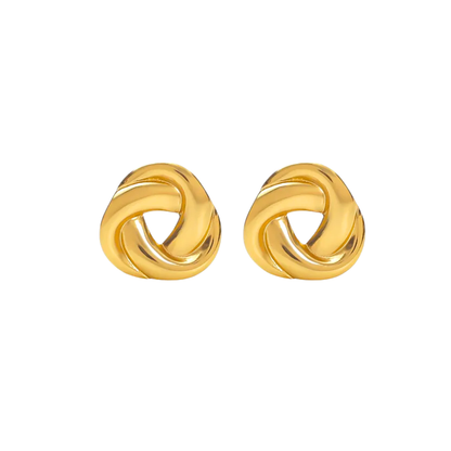 Acero Inoxidable - Pendientes “Golden Knot” - LM®