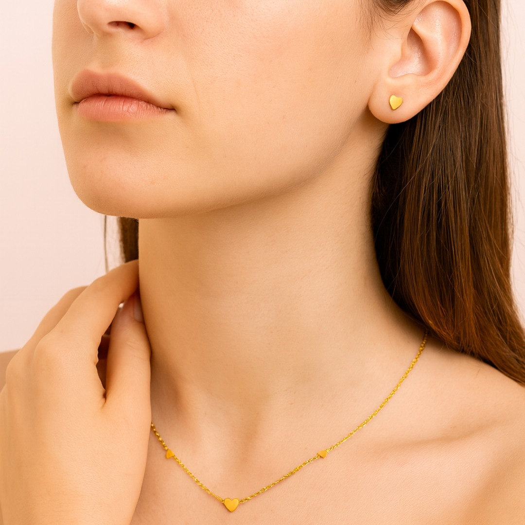 Oro 18K - Conjunto "Corazones del Alma" - LM®