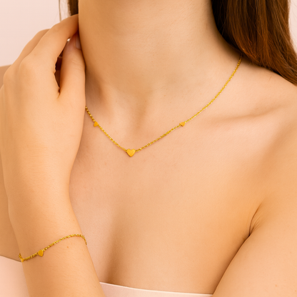 Oro 18K - Conjunto "Corazones del Alma" - LM®