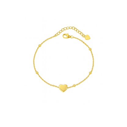 Oro 18K - Pulsera ”Corazón Dorado" - LM®