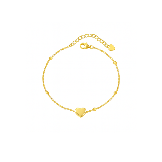 Oro 18K - Pulsera ”Corazón Dorado" - LM®
