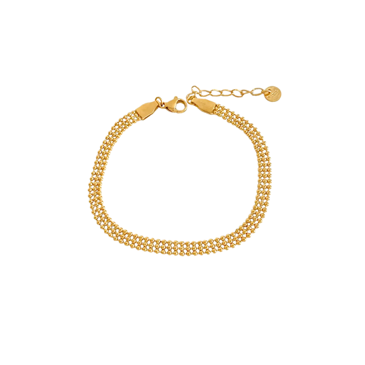 Oro 18K - Pulsera ”Elegant Mesh" - LM®