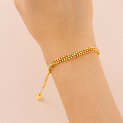 Oro 18K - Pulsera ”Elegant Mesh" - LM®