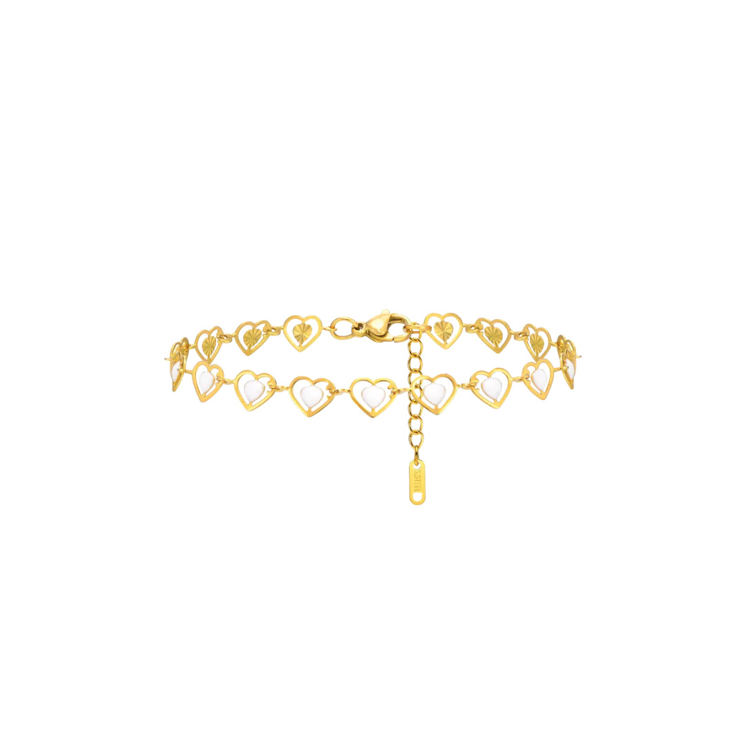 Oro 18K - Pulsera ”Lovely Heart" - LM®