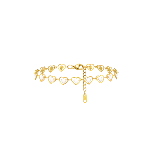 Oro 18K - Pulsera ”Lovely Heart" - LM®