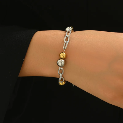 Oro 18K - Pulsera ”Dual Links" - LM®