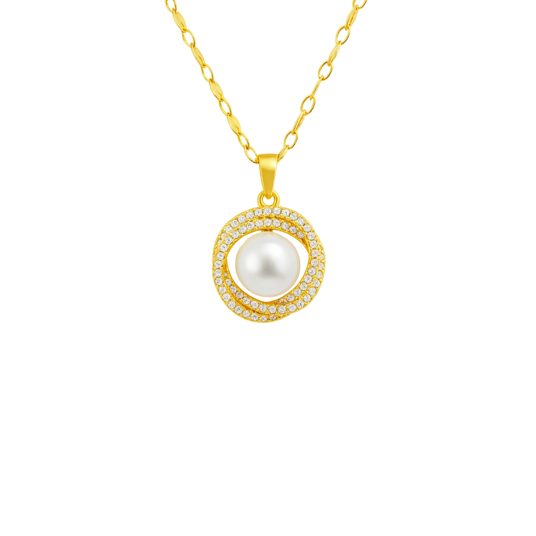 Oro 18K - Colgante “Perla Dorada” - LM®