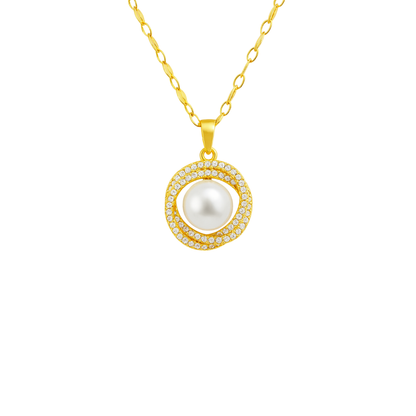 Oro 18K - Colgante “Perla Dorada” - LM®