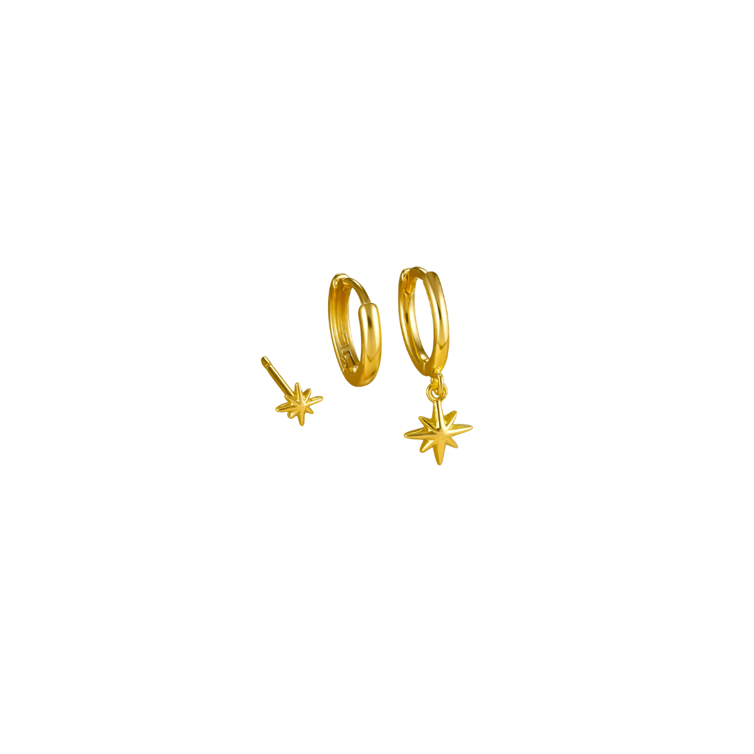 Oro 18K - Conjunto Estrella Polar - LM®