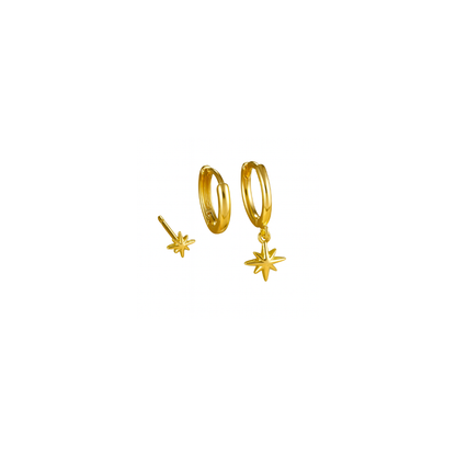 Oro 18K - Conjunto Estrella Polar - LM®