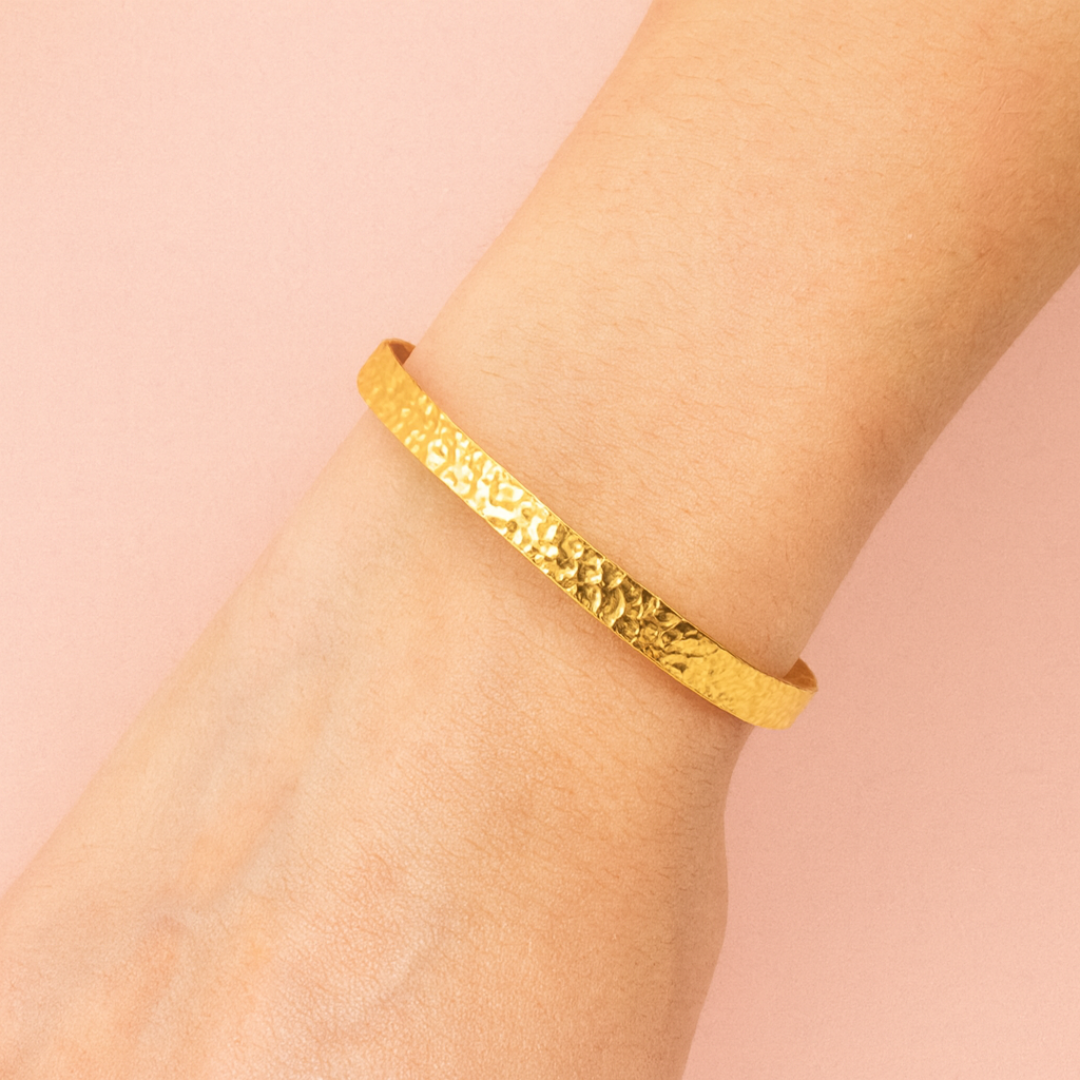 Oro 18K - Brazalete “Raíz Dorada” - LM®