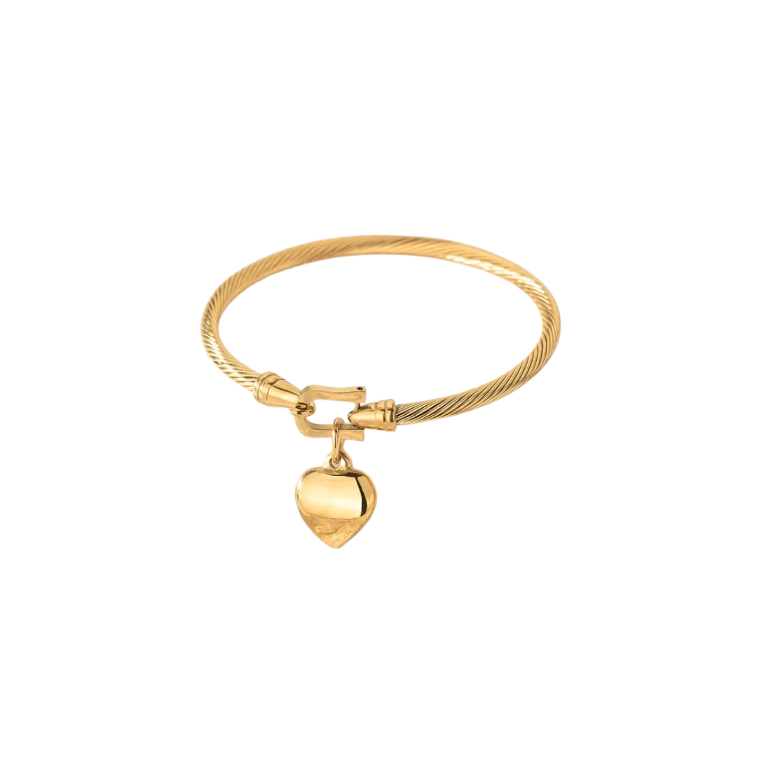 Oro 18K - Brazalete “Corazón Valiente” - LM®