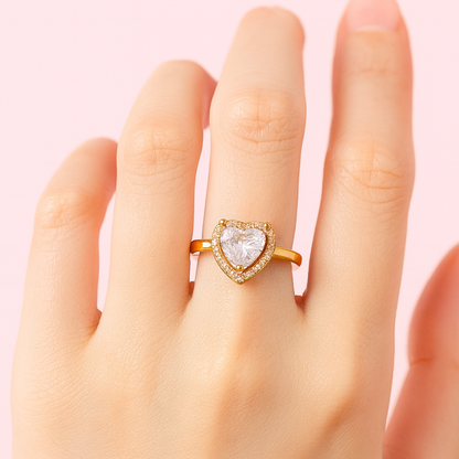 Oro 18K - Anillo Corazón de Luz - LM®