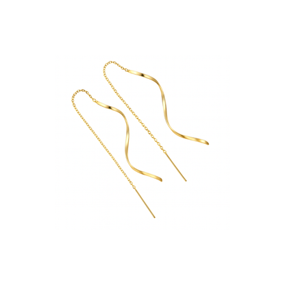 Oro 18K - Pendientes "Ondas" - LM®