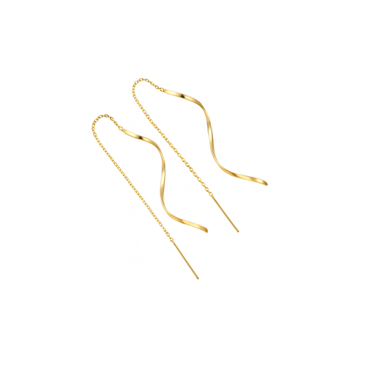 Oro 18K - Pendientes "Ondas" - LM®