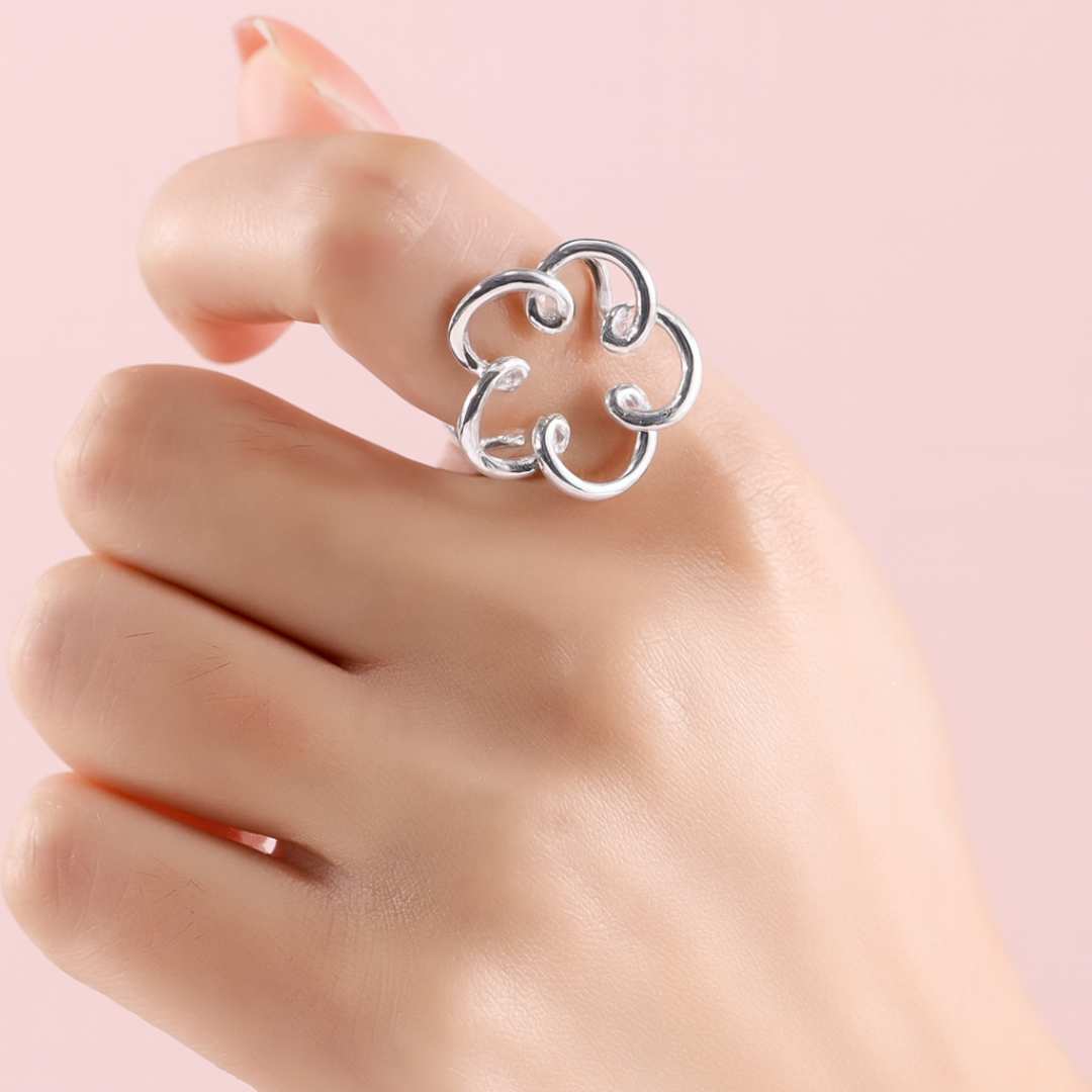 Plata S925 - Anillo “Curvas de Encanto” - LM®