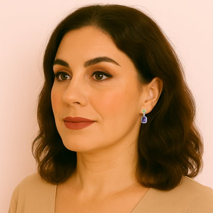 Acero y Plata S925 - Pendientes “Dúo de Luz” - LM®