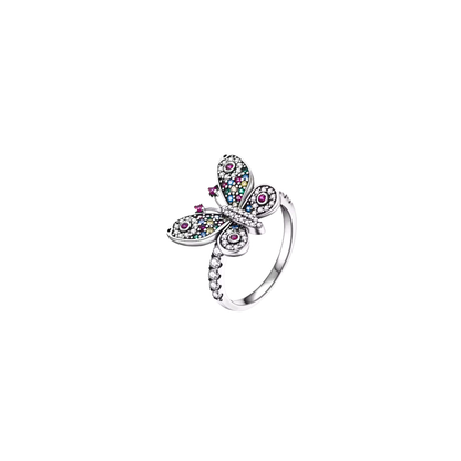 Plata S925 - Anillo Mariposa Mágica - LM®