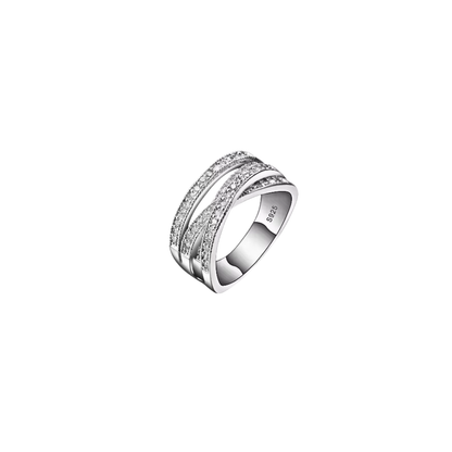 Plata S925 - Anillo Dual Brillante - LM®
