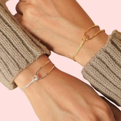 Plata S925 - Pulsera “Dual Shine” - LM®