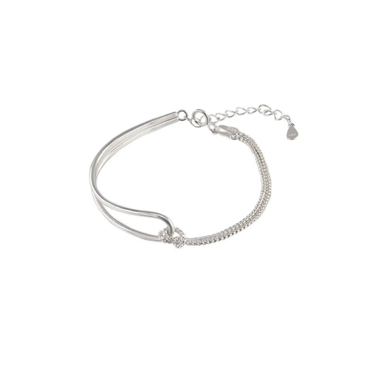 Plata S925 - Pulsera “Dual Shine” - LM®