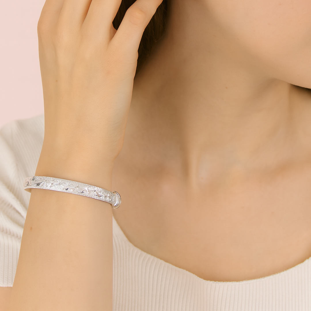 Plata S925 - Brazalete “Estrella de Plata” - LM®