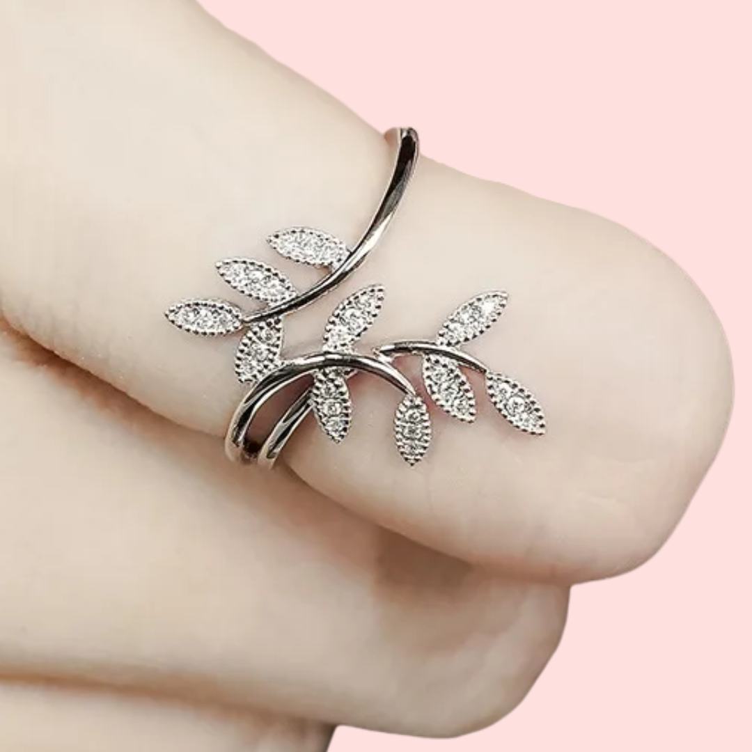 Acero y Plata S925 - Anillo “Rama de Luz” – LM®