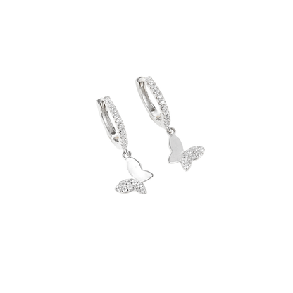 Plata S925 - Pendientes Mariposa - LM®