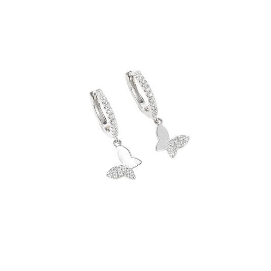 Plata S925 - Pendientes Mariposa - LM®