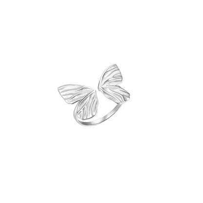 Acero y Plata S925 - Anillo “Alas de Mariposa” - LM®