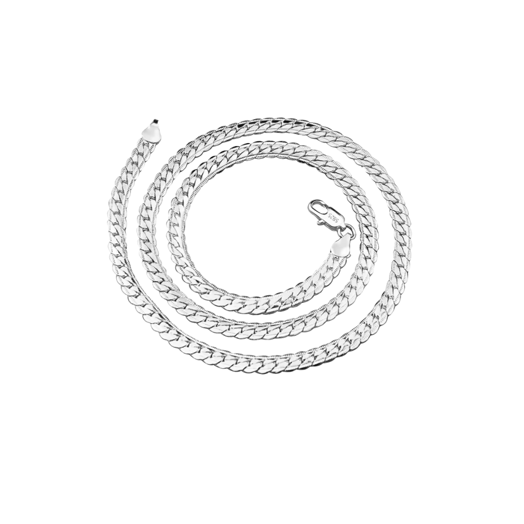 Acero y Plata S925 - Collar “Cadena Clásica” - LM®