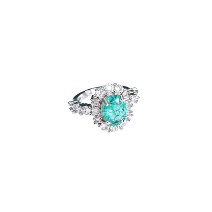 Acero y Plata S925 - Anillo “Aurora Esmeralda” – LM®