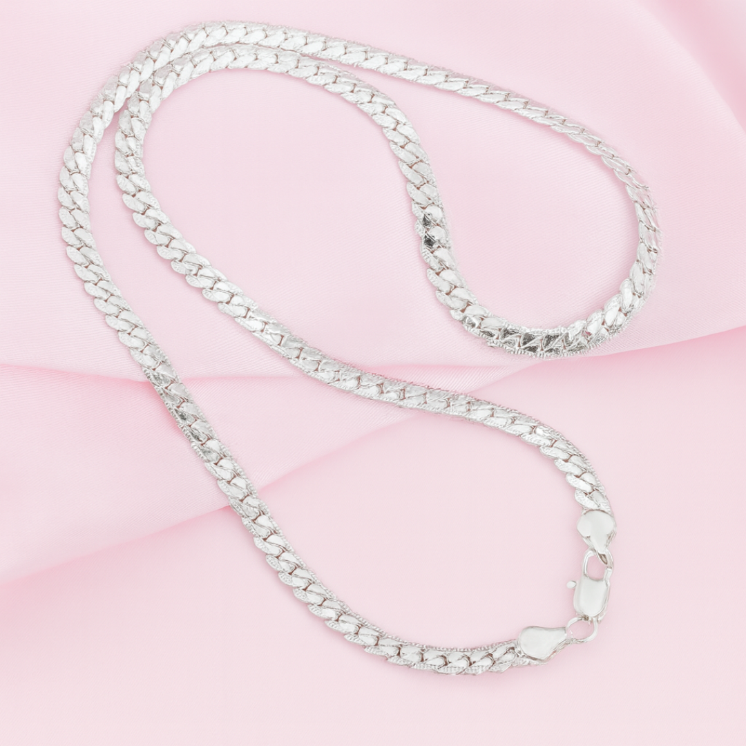 Acero y Plata S925 - Collar “Cadena Clásica” - LM®