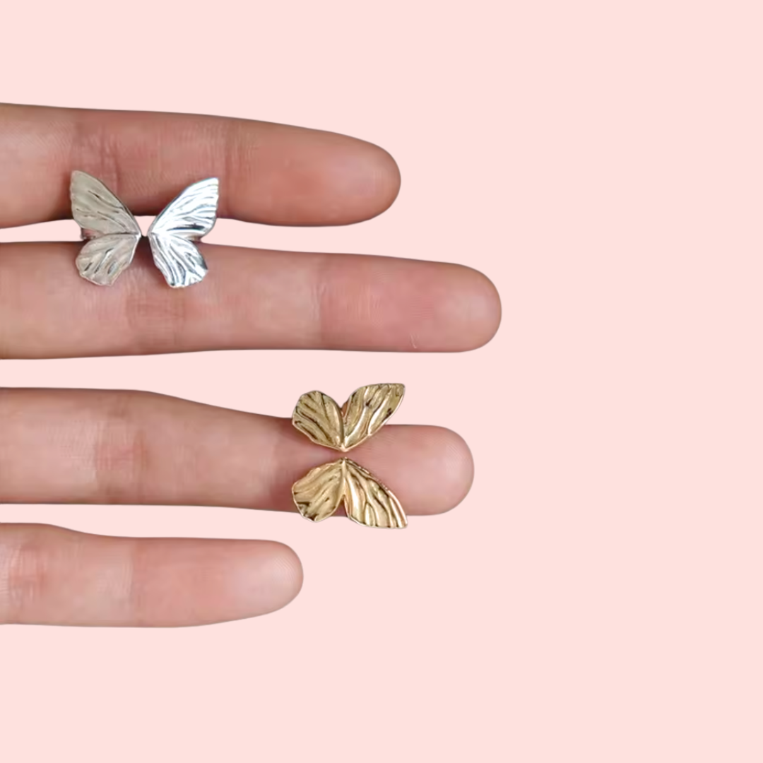 Acero y Plata S925 - Anillo “Alas de Mariposa” - LM®