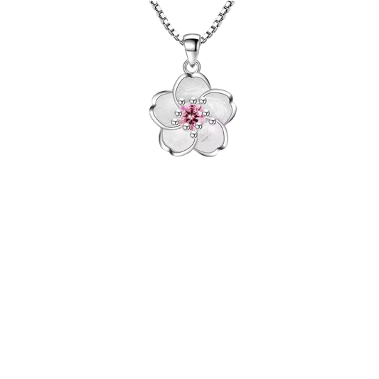 Acero y Plata S925 - Colgante “Flor Radiante” - LM®